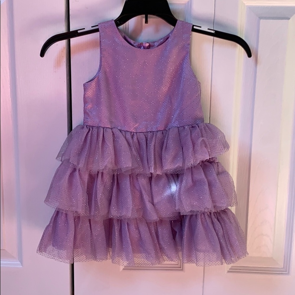 Purple sparkle party dress
